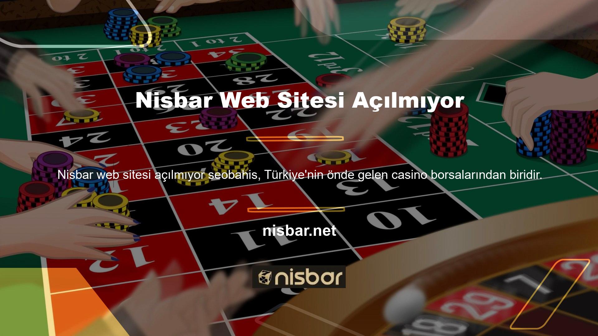 Nisbar, dürüst ve adil casino hizmetleri anlayışıyla Türk müşterilerinin ve son zamanlarda yabancı kullanıcıların dikkatini çekmiştir