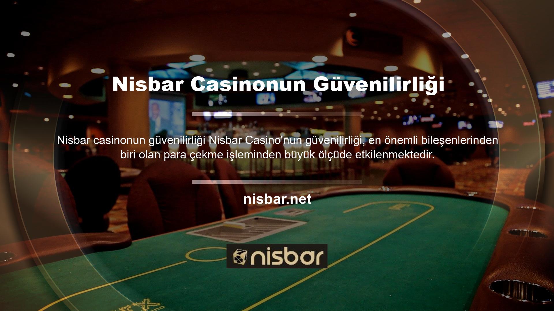 Bunun nedeni casino sitelerindeki düzensizliktir